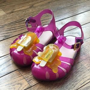 Mini Melissa popsicle sandals